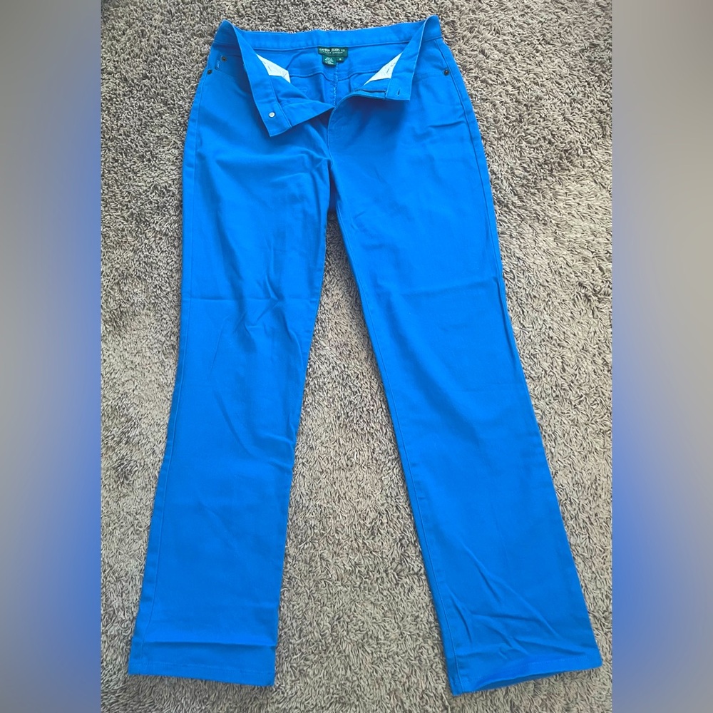VINTAGE Lauren Ralph Lauren Denim Co. Royal Blue Bootcut Jeans. Size 10.
